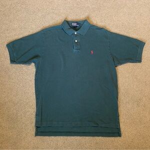 Men’s Polo Ralph Lauren green cotton short sleeve shirt size large